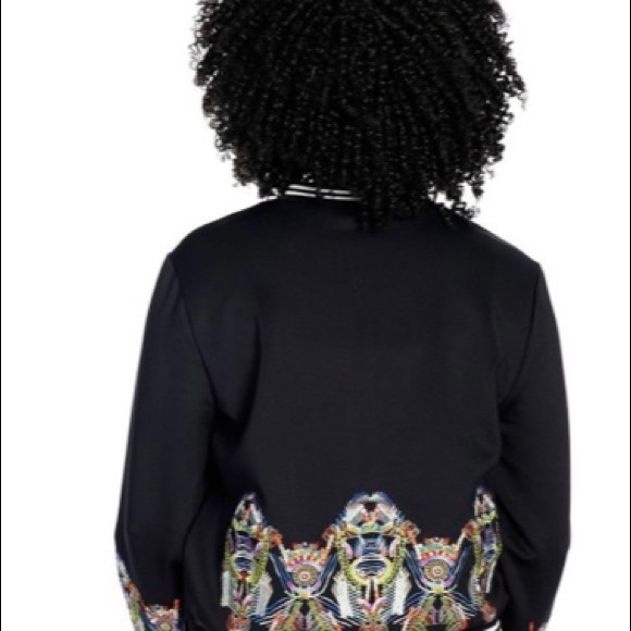 🔥NWOT🔥 Mod X Embroidered And Jeweled Zip Up Jacket - Picture 2 of 14